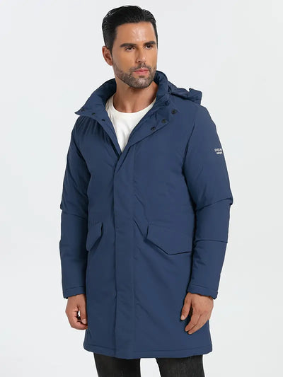 Oakspirit Herrenjacke mit langer Kapuze Mantel, wasserabweisend
