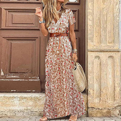Carol Damen Bohemian-Maxikleid