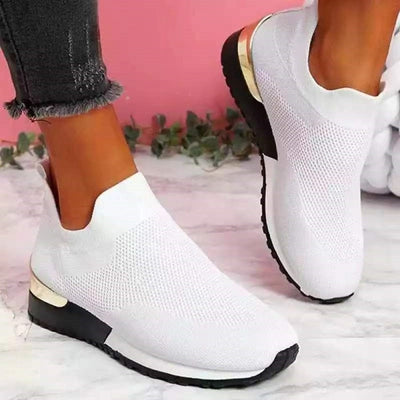 Bequeme Mesh-Slipper Mit Goldenen Details Für Damen | Bequeme Streetwear für alle Jahreszeiten
