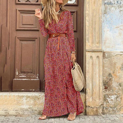 Carol Damen Bohemian-Maxikleid