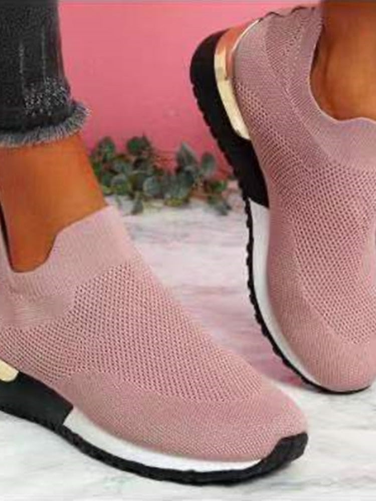 Bequeme Mesh-Slipper Mit Goldenen Details Für Damen | Bequeme Streetwear für alle Jahreszeiten