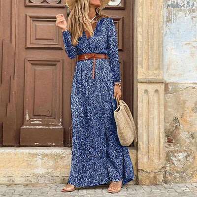 Carol Damen Bohemian-Maxikleid