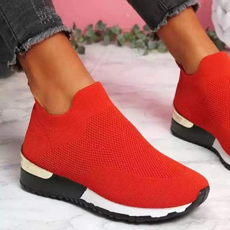 Bequeme Mesh-Slipper Mit Goldenen Details Für Damen | Bequeme Streetwear für alle Jahreszeiten