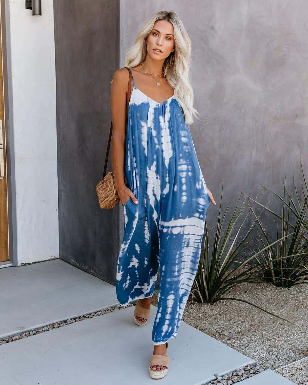 ARIA | Jumpsuit mit Batikmuster