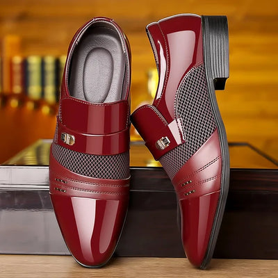 George - Vintage Herrenschuhe mit spitzer Zehe