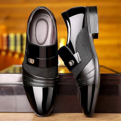 George - Vintage Herrenschuhe mit spitzer Zehe