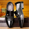 George - Vintage Herrenschuhe mit spitzer Zehe
