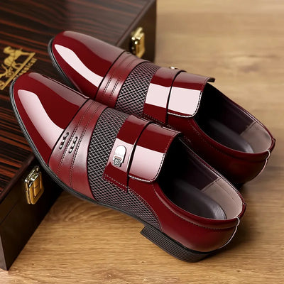 George - Vintage Herrenschuhe mit spitzer Zehe
