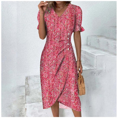 Damen-Knopfkleid - Elegant, bequem und vielseitig