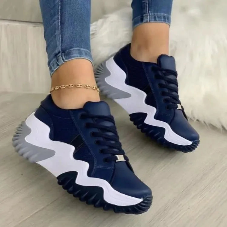 Chunky Colorblock Schnürsneakers für Damen | Perfekt für alle Jahreszeiten