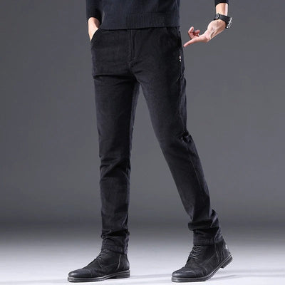 Bequeme Cord-Hosen mit Fleece-Futter und Warmer Isolierung für Herren | Perfekt für Outdoor-Aktivitäten
