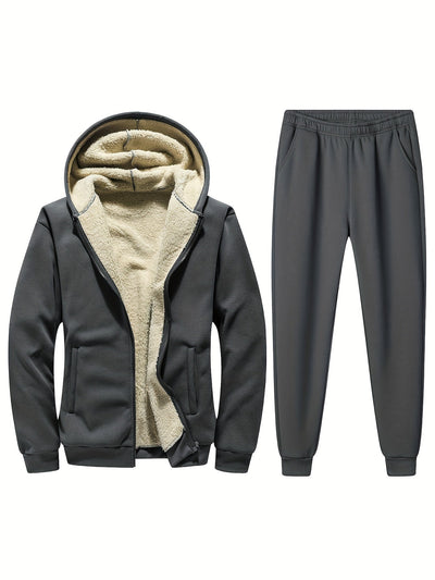Casual Gestreifter Trainingsanzug Mit Stehkragen Reißverschluss Jacke Und Sporthose Für Herren | Perfekt für Alltag