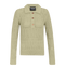 Levoire Lässige grüne Baumwollstrickjacke für Frauen | Sommerliche Eleganz und Komfort