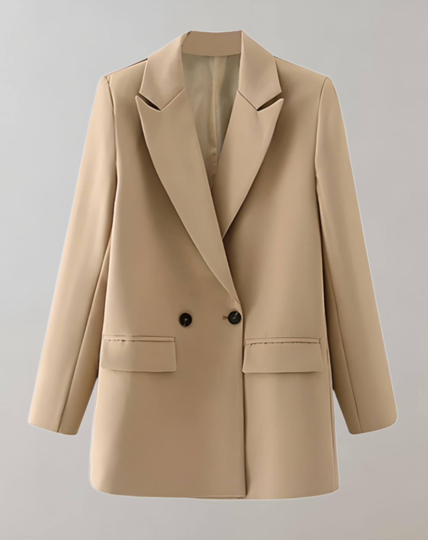 Bequemer Einfarbiger Blazer mit Taschen für Damen | Perfekt für alle Jahreszeiten
