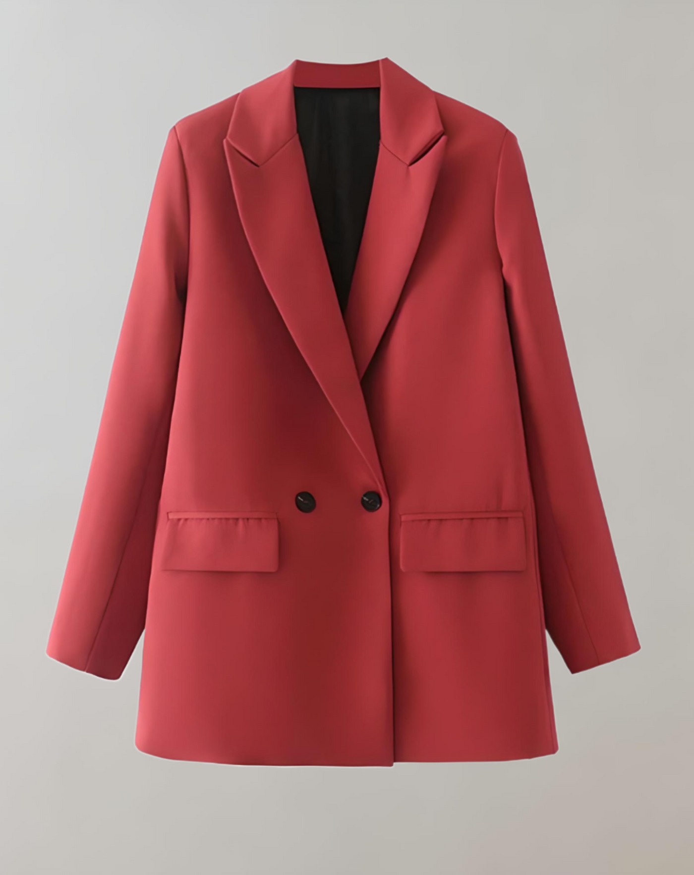 Bequemer Einfarbiger Blazer mit Taschen für Damen | Perfekt für alle Jahreszeiten