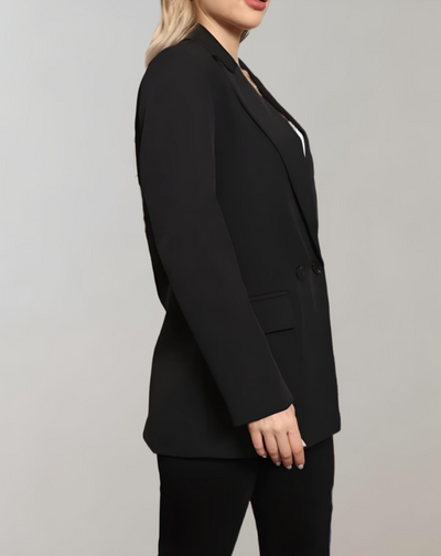 Bequemer Einfarbiger Blazer mit Taschen für Damen | Perfekt für alle Jahreszeiten