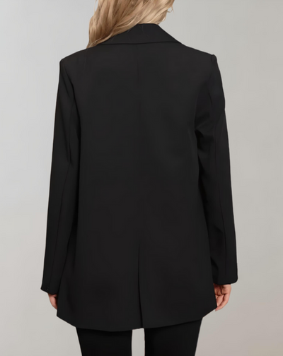 Bequemer Einfarbiger Blazer mit Taschen für Damen | Perfekt für alle Jahreszeiten