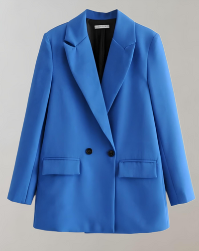 Bequemer Einfarbiger Blazer mit Taschen für Damen | Perfekt für alle Jahreszeiten