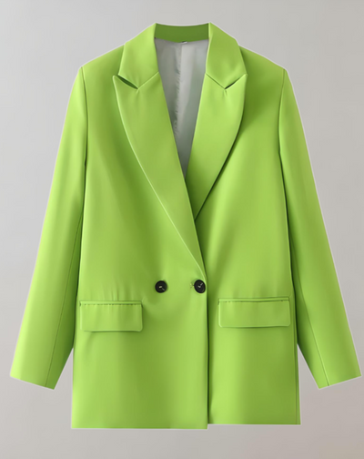 Bequemer Einfarbiger Blazer mit Taschen für Damen | Perfekt für alle Jahreszeiten