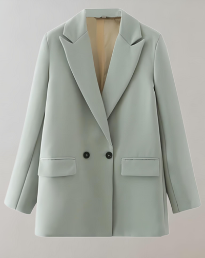 Bequemer Einfarbiger Blazer mit Taschen für Damen | Perfekt für alle Jahreszeiten