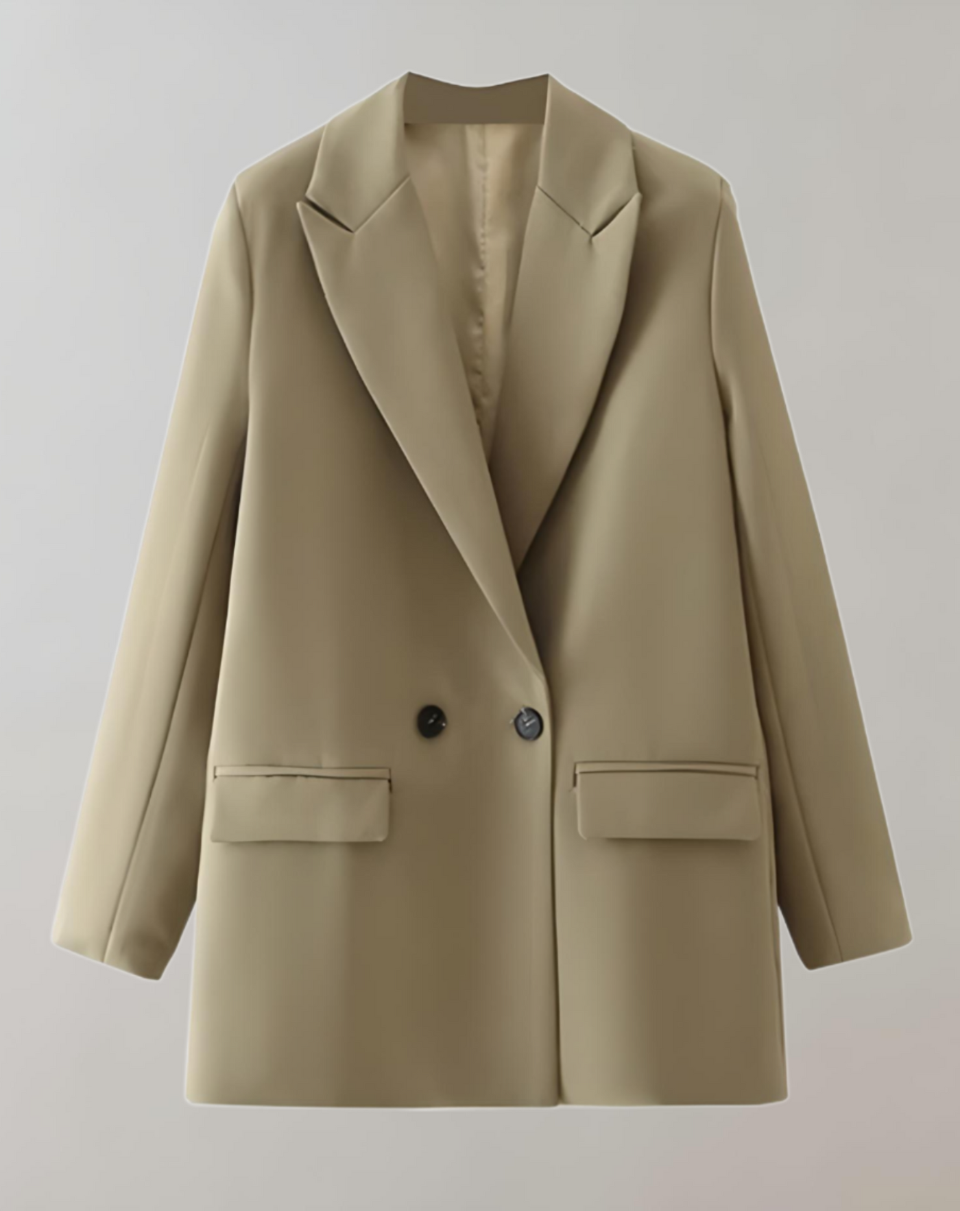 Bequemer Einfarbiger Blazer mit Taschen für Damen | Perfekt für alle Jahreszeiten