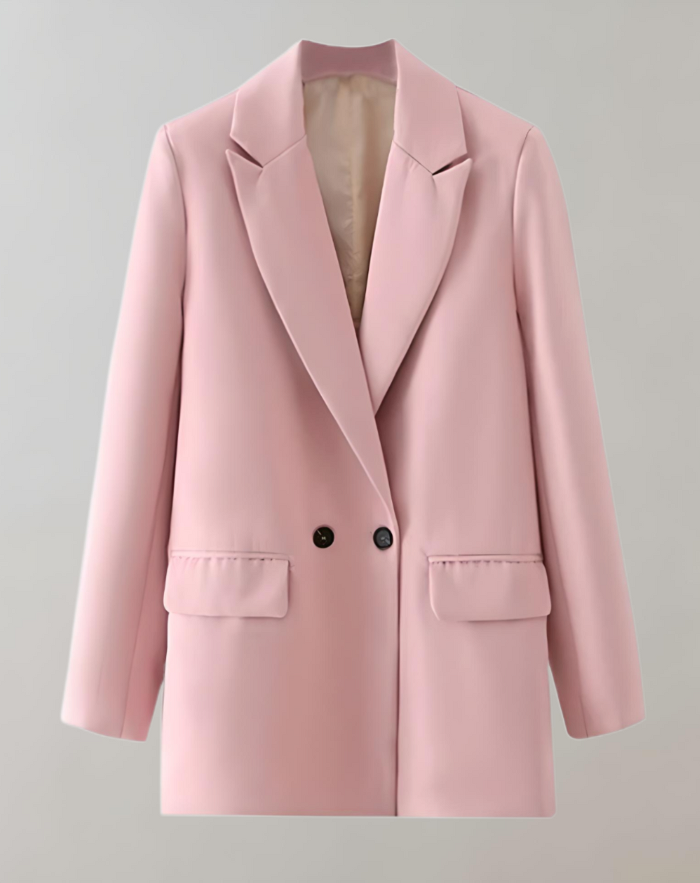 Bequemer Einfarbiger Blazer mit Taschen für Damen | Perfekt für alle Jahreszeiten