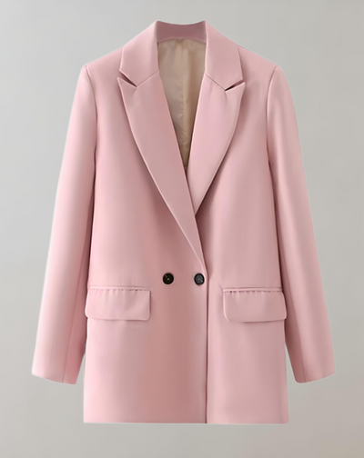 Bequemer Einfarbiger Blazer mit Taschen für Damen | Perfekt für alle Jahreszeiten