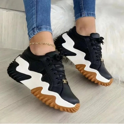 Chunky Colorblock Schnürsneakers für Damen | Perfekt für alle Jahreszeiten