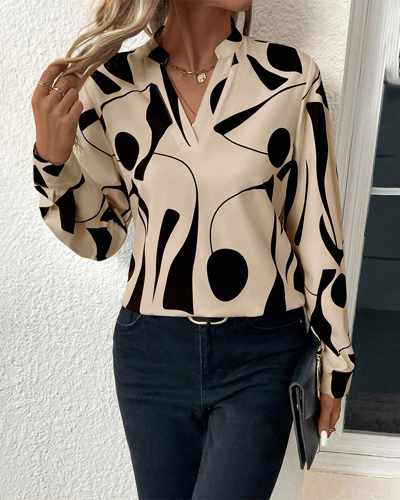 Cosette | Elegante Bluse mit Stehkragen für Damen