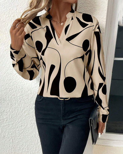 Cosette | Elegante Bluse mit Stehkragen für Damen