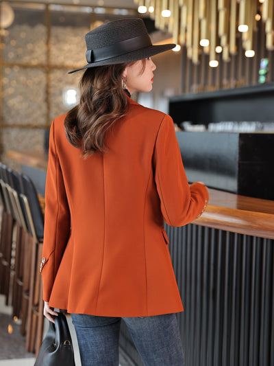Elegante Business Long Blazer mit Einfachem Frontknopf für Damen | Perfekt für alle Jahreszeiten