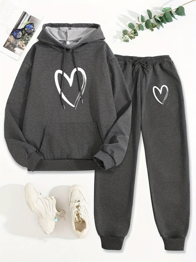 Casual Baumwoll Trainings- Und Jogginganzug Mit Kapuze Für Damen | Perfekt für Casual Days