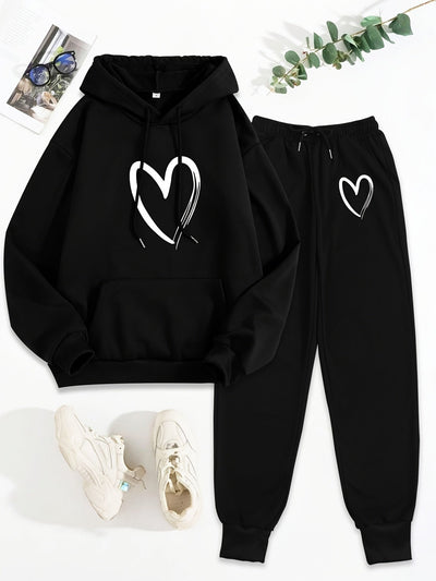Casual Baumwoll Trainings- Und Jogginganzug Mit Kapuze Für Damen | Perfekt für Casual Days