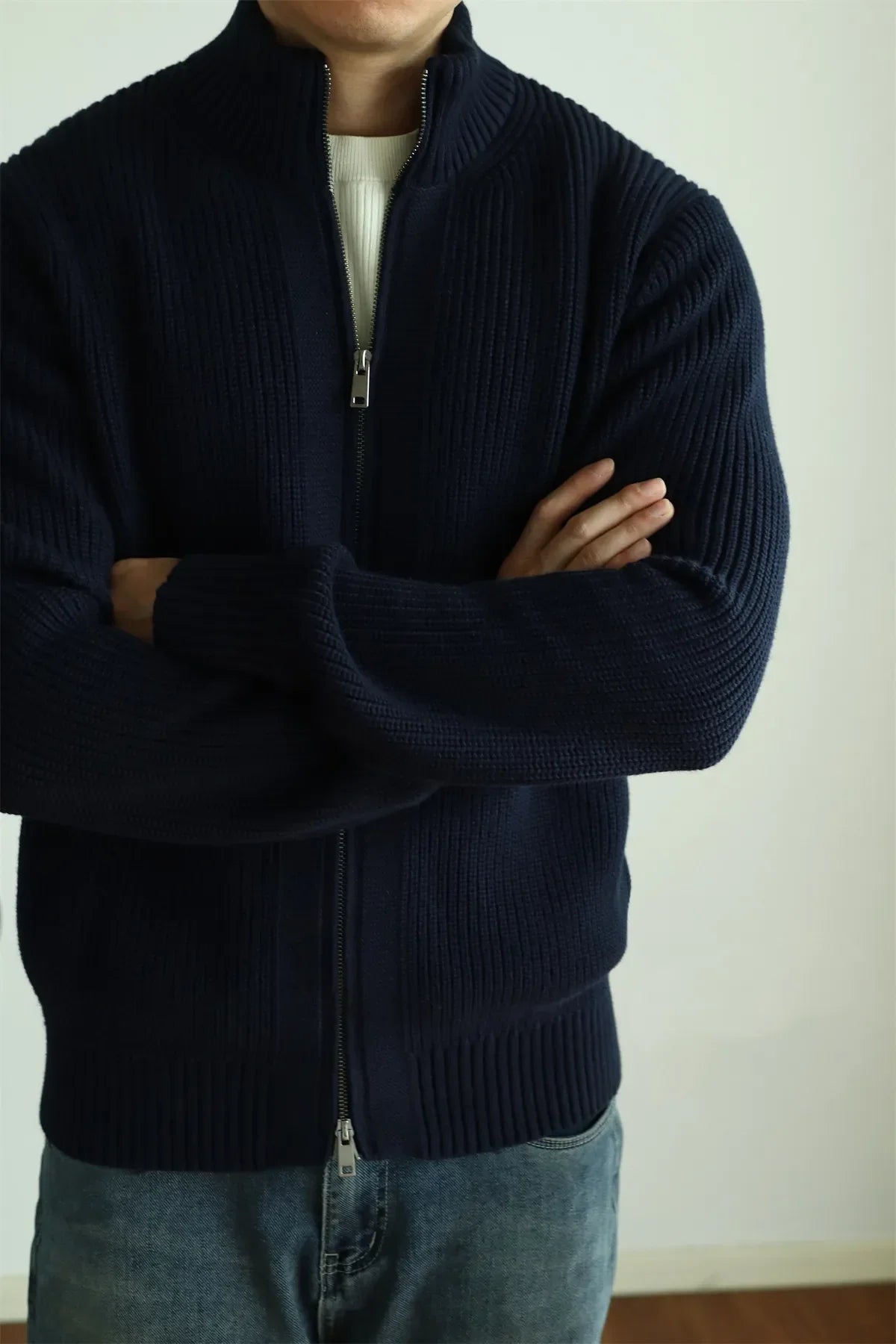 Jackson Herren Dual-Zip Strickjacke | Vielseitig & Funktional
