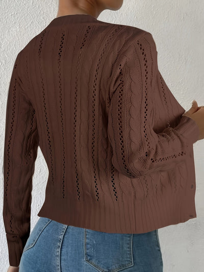 Leah Knitted Cardigan – Weich, Zeitlos, Perfekt für den Winter