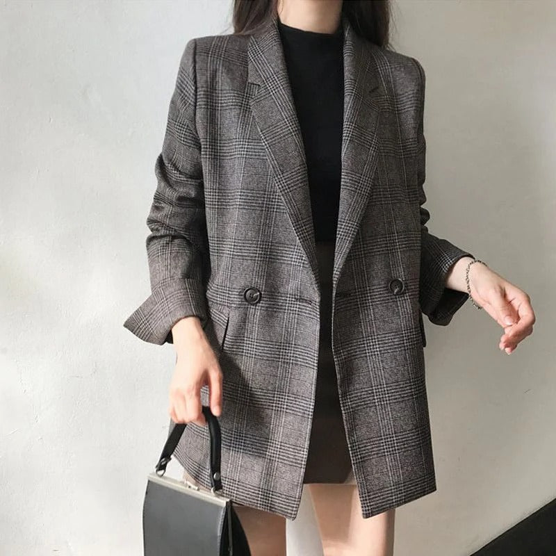 Elegante Blazer-Jacke mit Knöpfen für Damen | Perfekt für den Alltag