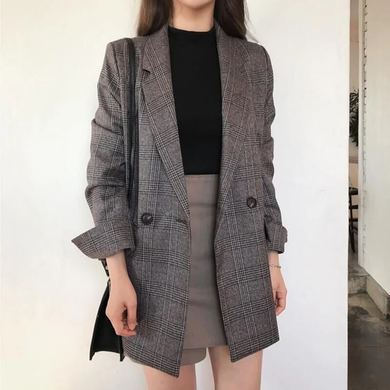 Elegante Blazer-Jacke mit Knöpfen für Damen | Perfekt für den Alltag