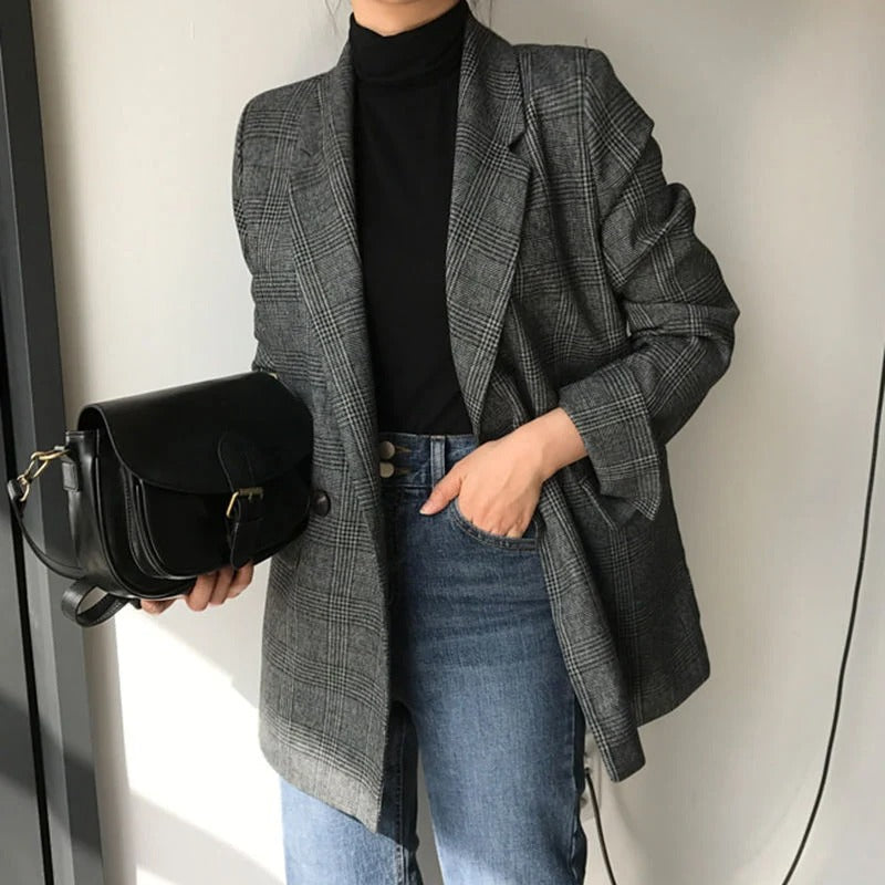 Elegante Blazer-Jacke mit Knöpfen für Damen | Perfekt für den Alltag