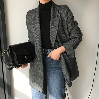 Elegante Blazer-Jacke mit Knöpfen für Damen | Perfekt für den Alltag