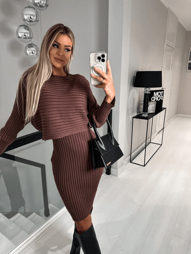 Mathilde Elegantes Damen 2in1 ärmelloses Kleid | Vielseitig, Figurbetonte Passform, Ganztägiger Komfort