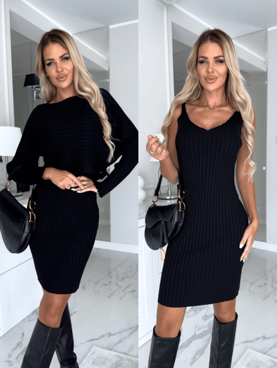 Mathilde Elegantes Damen 2in1 ärmelloses Kleid | Vielseitig, Figurbetonte Passform, Ganztägiger Komfort