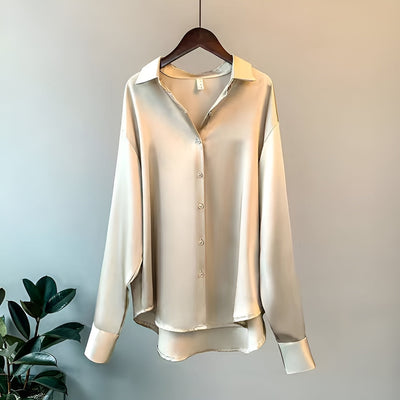 Alice - Elegante Satinbluse