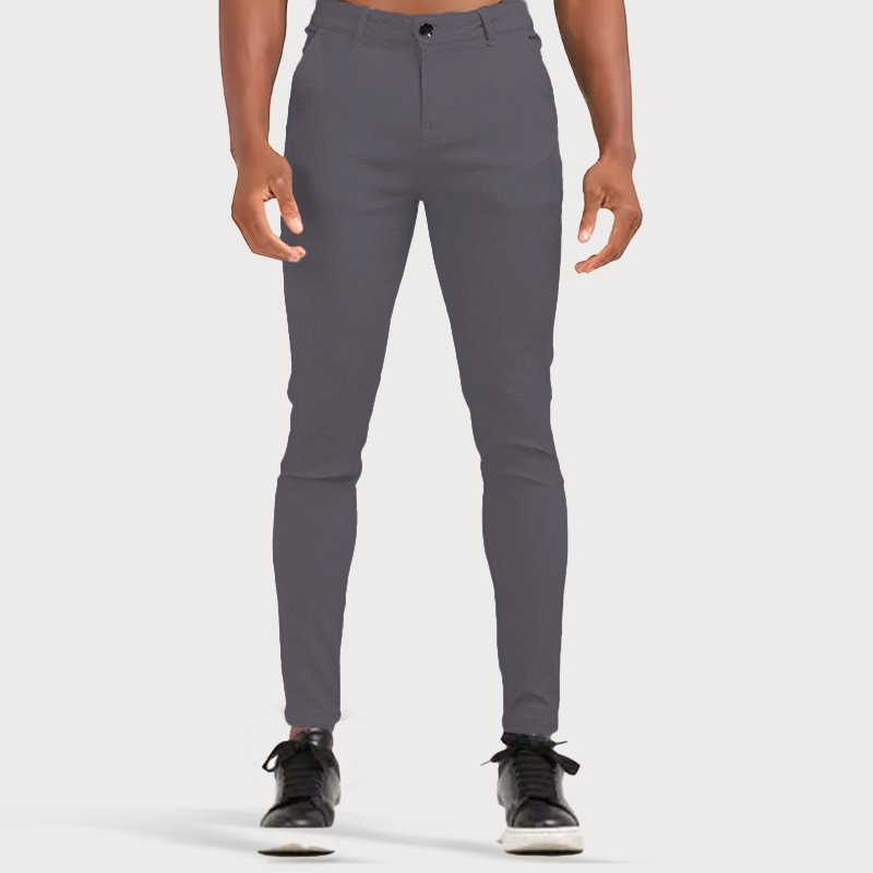 Casual Baumwoll-Slim-Fit-Chinohosen für Herren | Perfekt für Casual Days