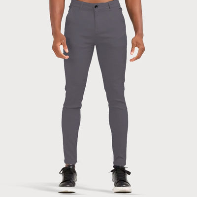 Casual Baumwoll-Slim-Fit-Chinohosen für Herren | Perfekt für Casual Days
