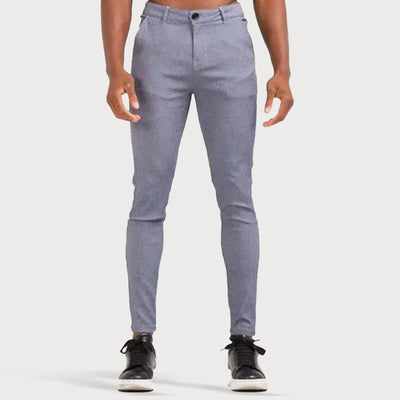 Casual Baumwoll-Slim-Fit-Chinohosen für Herren | Perfekt für Casual Days