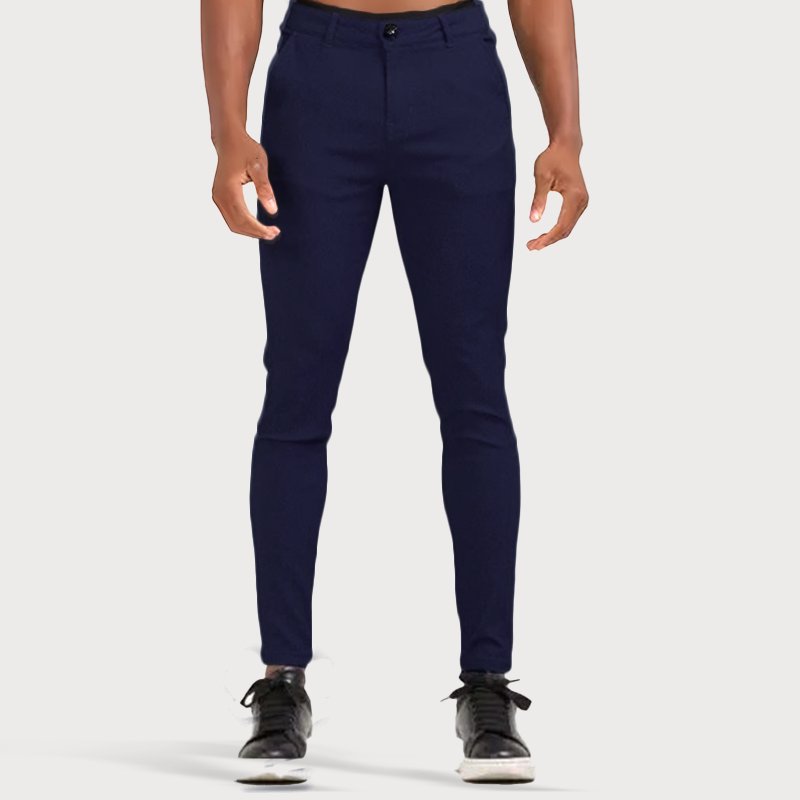 Casual Baumwoll-Slim-Fit-Chinohosen für Herren | Perfekt für Casual Days