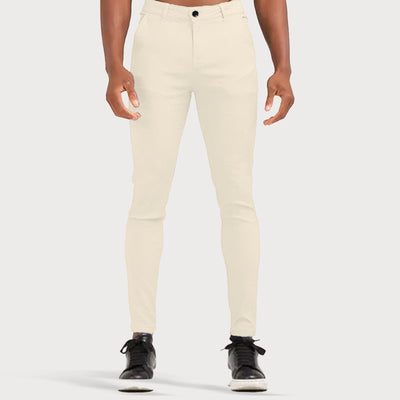 Casual Baumwoll-Slim-Fit-Chinohosen für Herren | Perfekt für Casual Days