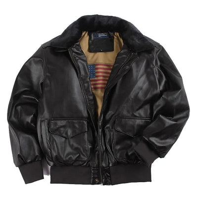 Lester - Winter Vintage Leder Motorradjacke
